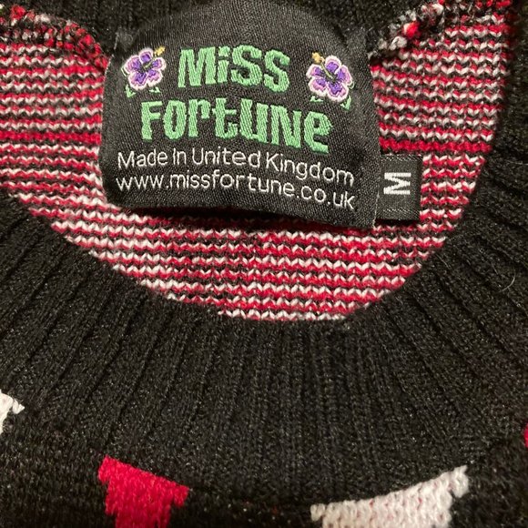 Miss Fortune Harlequin "Bobbie" Style Jumper, size medium - Picture 2 of 4